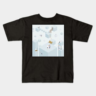 Birds ‘n’ cubes Kids T-Shirt